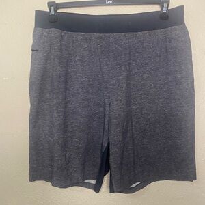 Lululemon Athletica Dark Heather Gray Men’s Shorts Gym XL